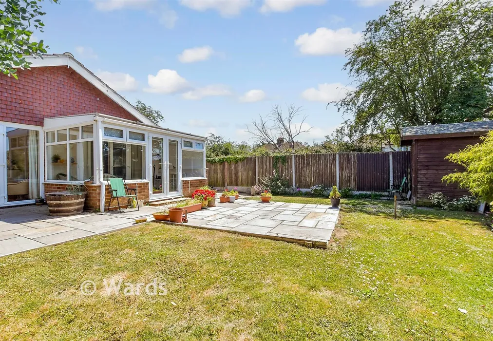 Rear Garden - Throwley Drive, Herne Bay, Kent - Wards of Kent