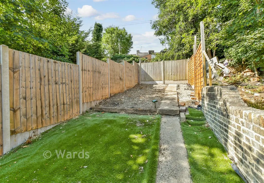Rear Garden - Hartington Street, Chatham, Kent - Wards of Kent