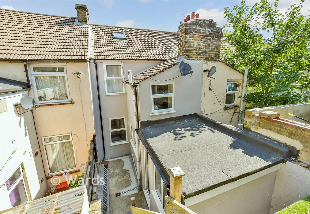 Rear Elevation - Hartington Street, Chatham, Kent - Wards of Kent