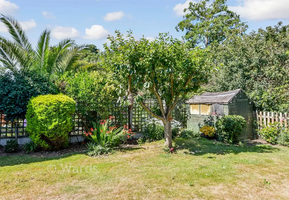 Rear Garden - Elm Wood West, Whitstable, Kent - Wards of Kent