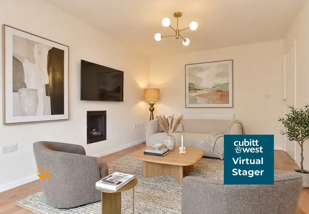 Lounge (Contemporary style) - Graham Crescent, Portslade, East Sussex - Wards of Kent