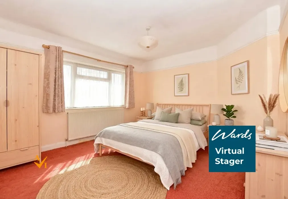 Bedroom 1 (Nordic style) - Benson Lane, Hawkinge, Kent - Wards of Kent
