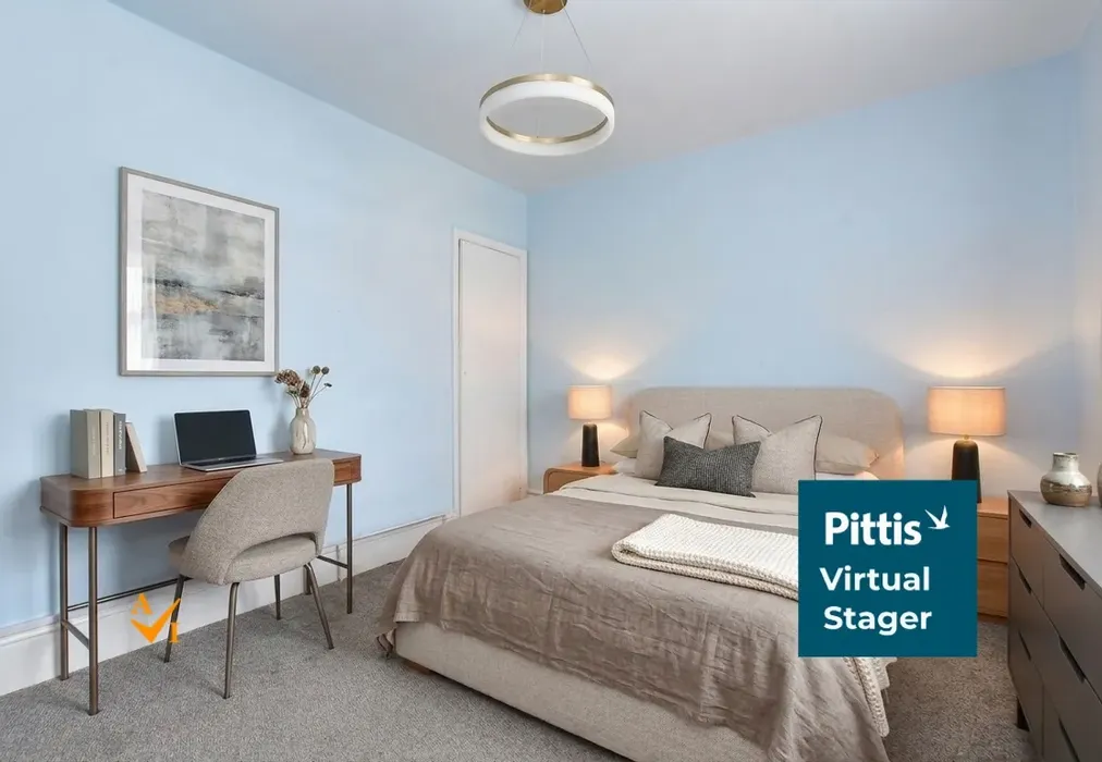 Bedroom 2 (Contemporary style) - Harding Road, Ryde, Isle of Wight - Wards of Kent