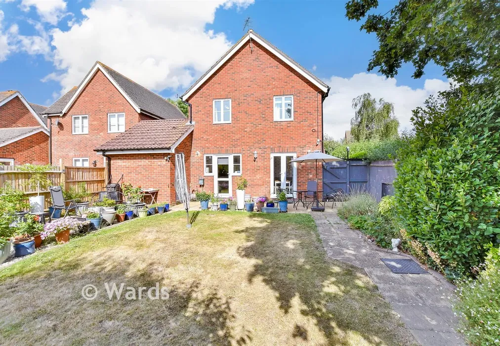 Rear Garden - Lower Road, Faversham, Kent - Wards of Kent