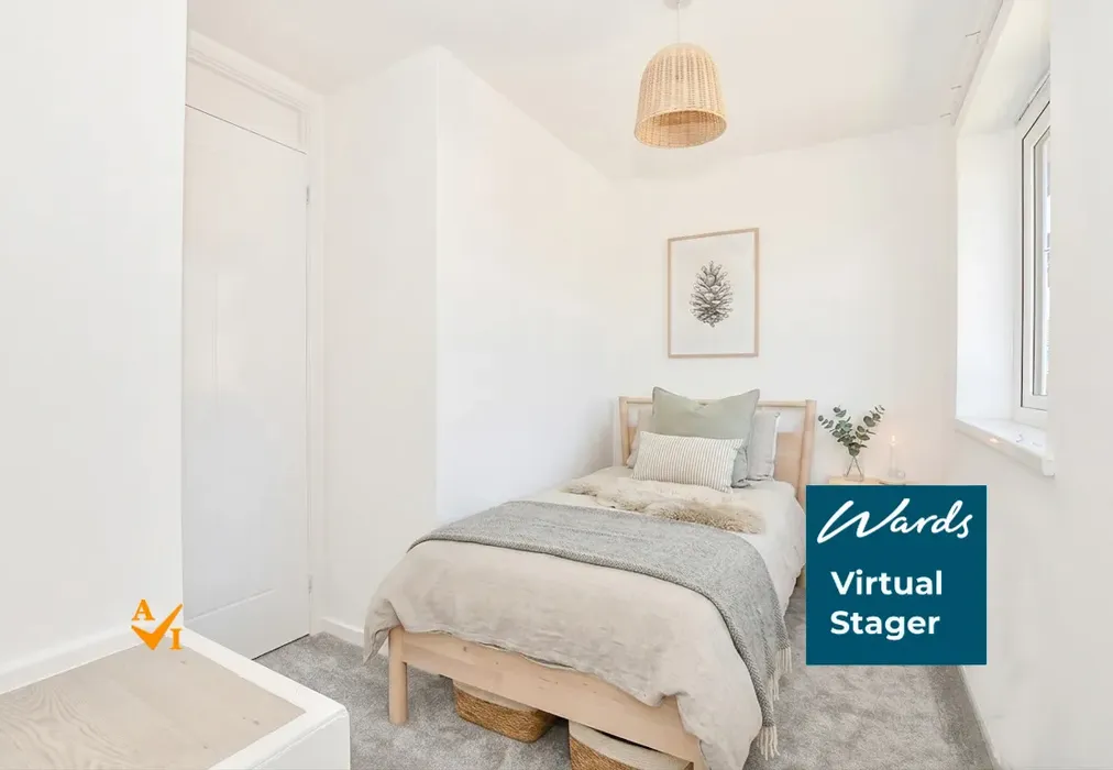 Bedroom 2 (Nordic style) - Barleycorn, Leybourne, Kent - Wards of Kent