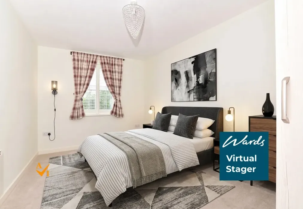 Bedroom 2 (Modern style) - Queensgate, Maidstone, Kent - Wards of Kent