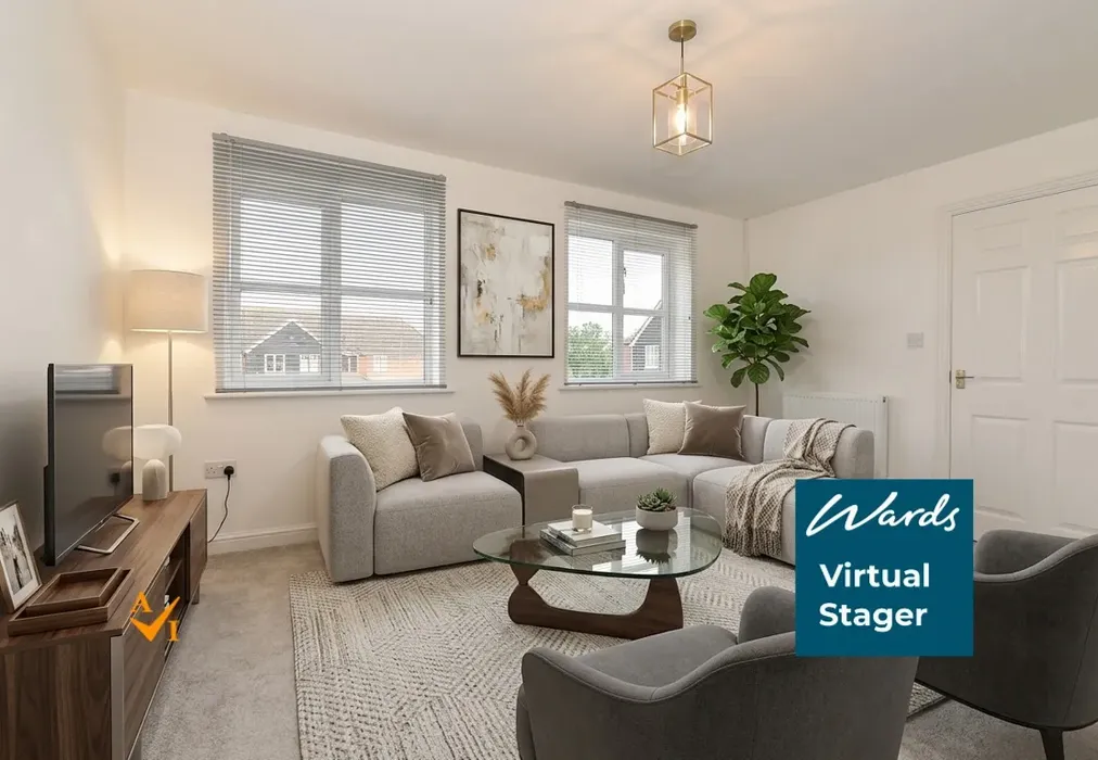 Lounge (Contemporary style) - Riverbank Way, Ashford, Kent - Wards of Kent