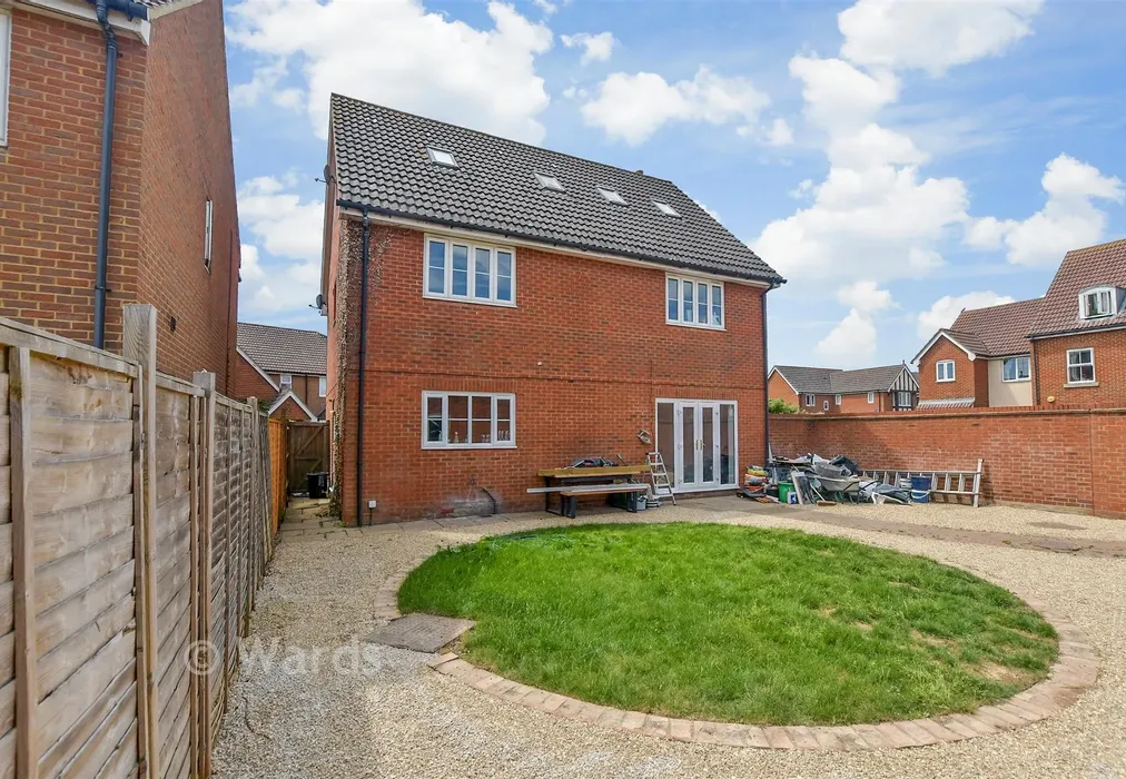 Rear Elevation - Barley Way, Ashford, Kent - Wards of Kent