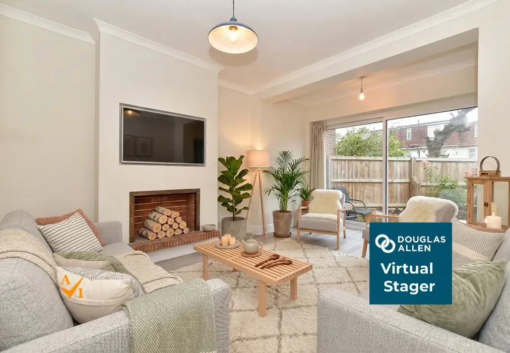 Lounge (Nordic style) - Manorway, Woodford Green, Essex - Wards of Kent