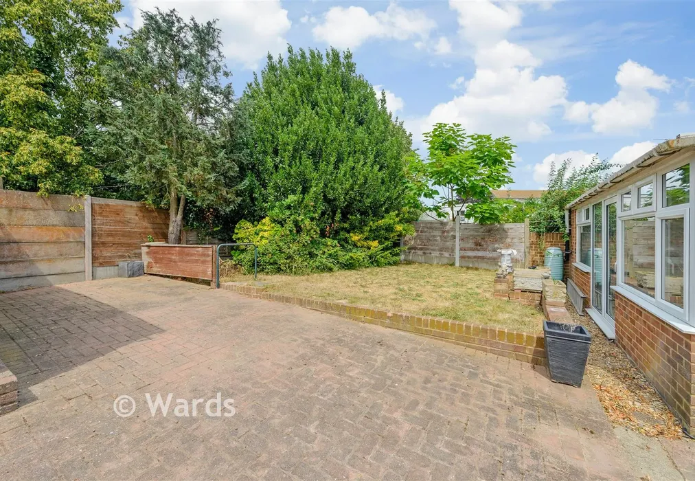 Rear Garden - Killick Road, Hoo, Rochester, Kent - Wards of Kent
