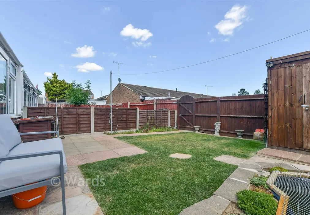 Rear Garden - Grasmere Road, Kennington, Ashford, Kent - Wards of Kent