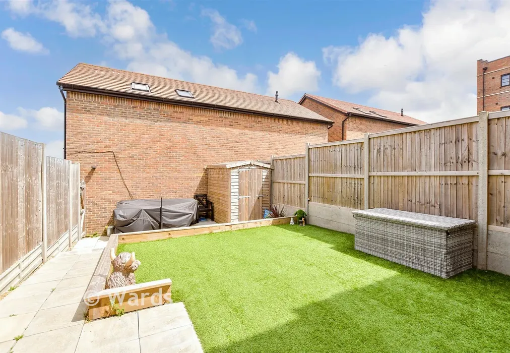 Rear Garden - Fairbrass Way, Canterbury, Kent - Wards of Kent