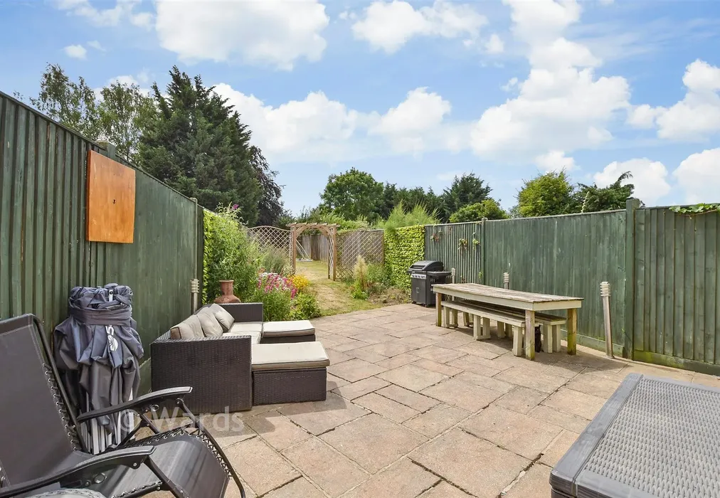 Rear Garden - Four Wents, Langley, Maidstone, Kent - Wards of Kent
