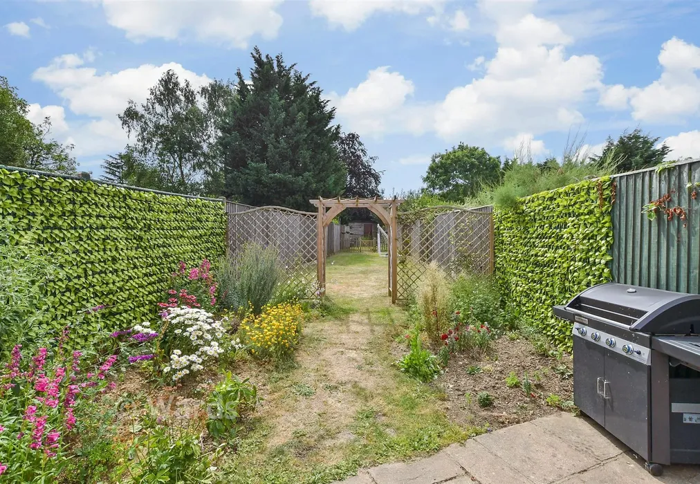 Rear Garden - Four Wents, Langley, Maidstone, Kent - Wards of Kent