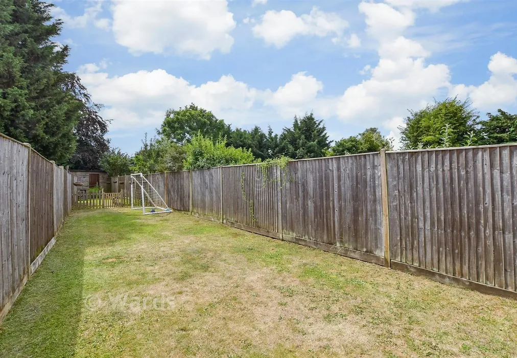 Rear Garden - Four Wents, Langley, Maidstone, Kent - Wards of Kent