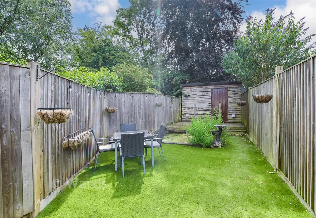 Rear Garden - Four Wents, Langley, Maidstone, Kent - Wards of Kent
