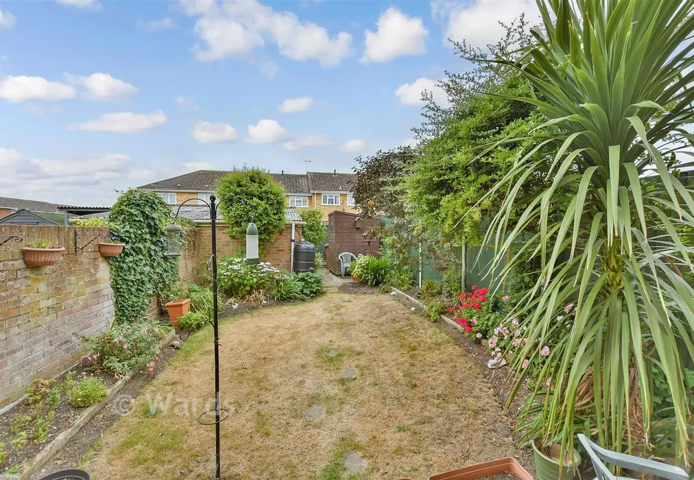Rear Garden - Collingwood Walk, Sittingbourne, Kent - Wards of Kent