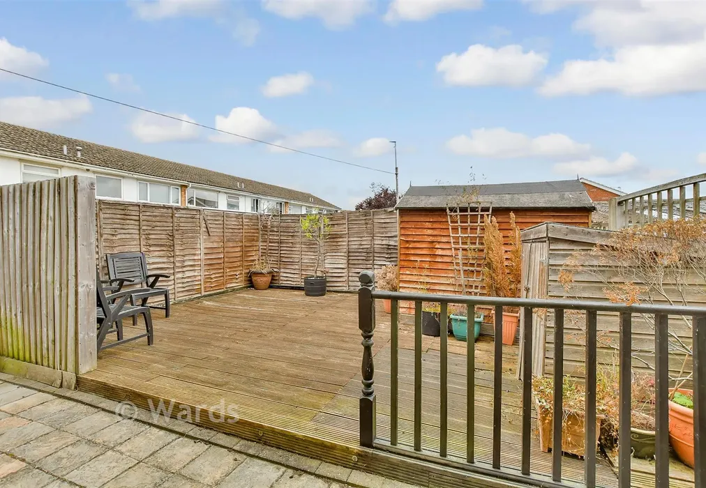 Rear Garden - Gladstone Drive, Sittingbourne, Kent - Wards of Kent