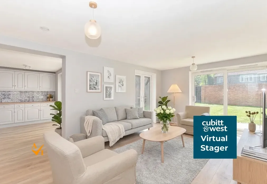 Lounge (Nordic style) - Ryde Lands, Cranleigh, Surrey - Wards of Kent