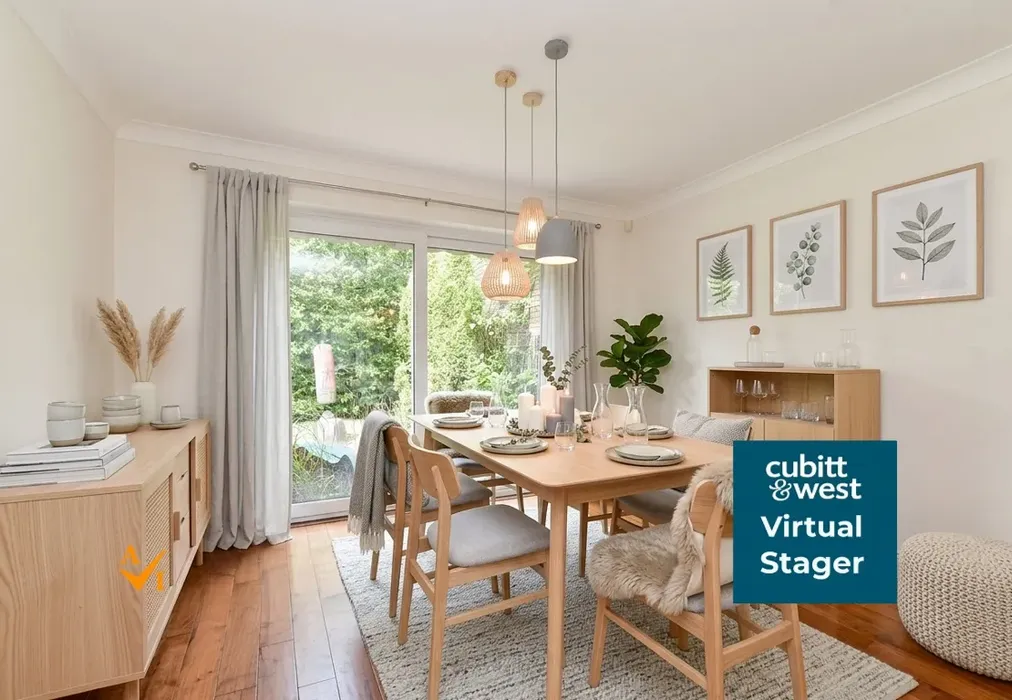 Dining Area (Nordic style) - Ashurst Drive, Worth, Crawley, West Sussex - Wards of Kent