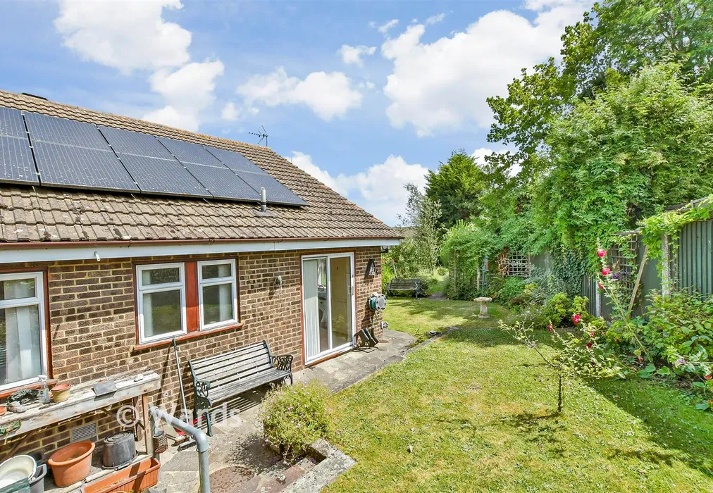Rear Garden - Arthur Salmon Close, Faversham, Kent - Wards of Kent