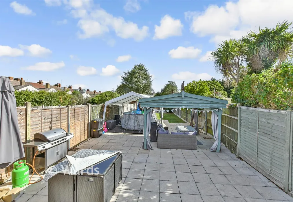 Rear Garden - Canadian Avenue, Gillingham, Kent - Wards of Kent