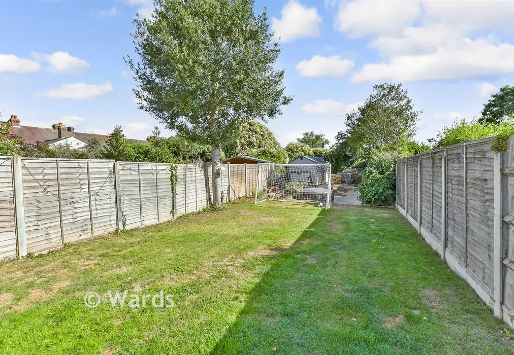 Rear Garden - Canadian Avenue, Gillingham, Kent - Wards of Kent