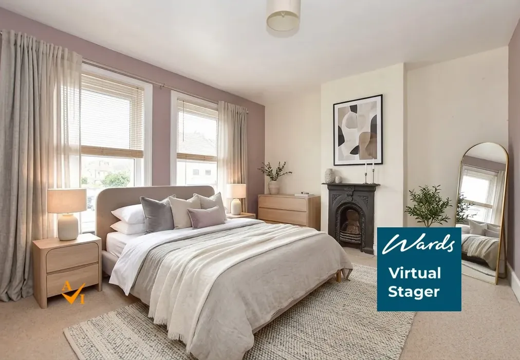 Bedroom 1 (Contemporary style) - Richmond Street, Cheriton, Folkestone, Kent - Wards of Kent