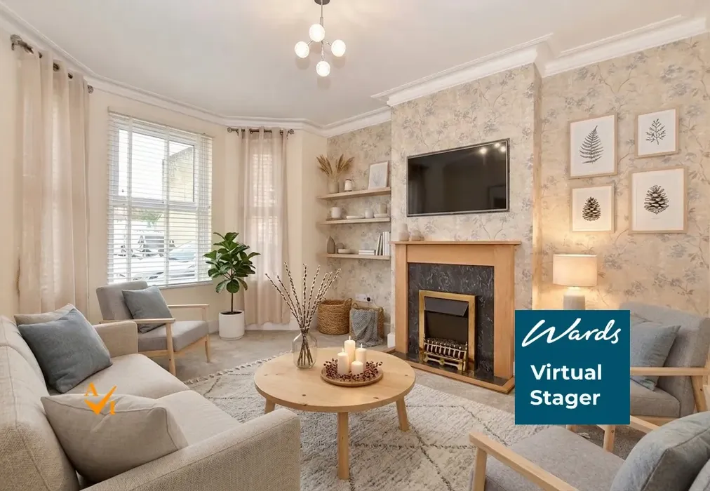 Lounge (Nordic style) - Richmond Street, Cheriton, Folkestone, Kent - Wards of Kent