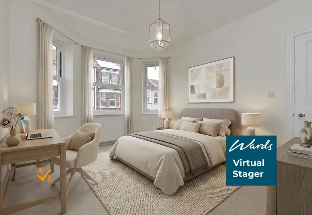 Bedroom 2 (Contemporary style) - Crescent Road, Margate, Kent - Wards of Kent