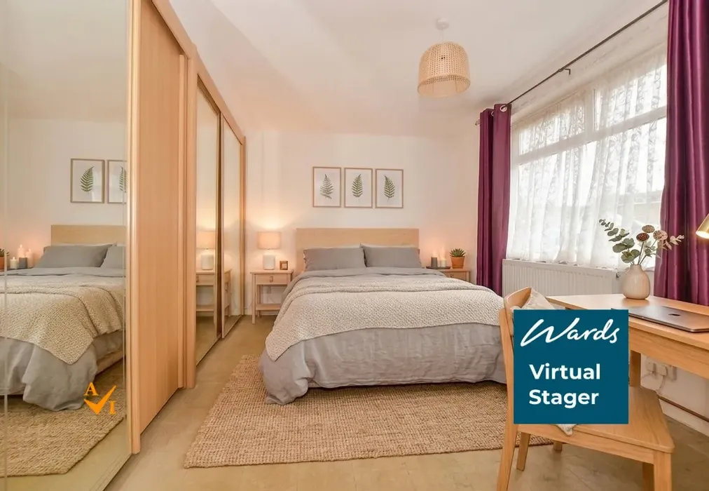 Bedroom 1 (Nordic style) - Vauxhall Avenue, Herne Bay, Kent - Wards of Kent