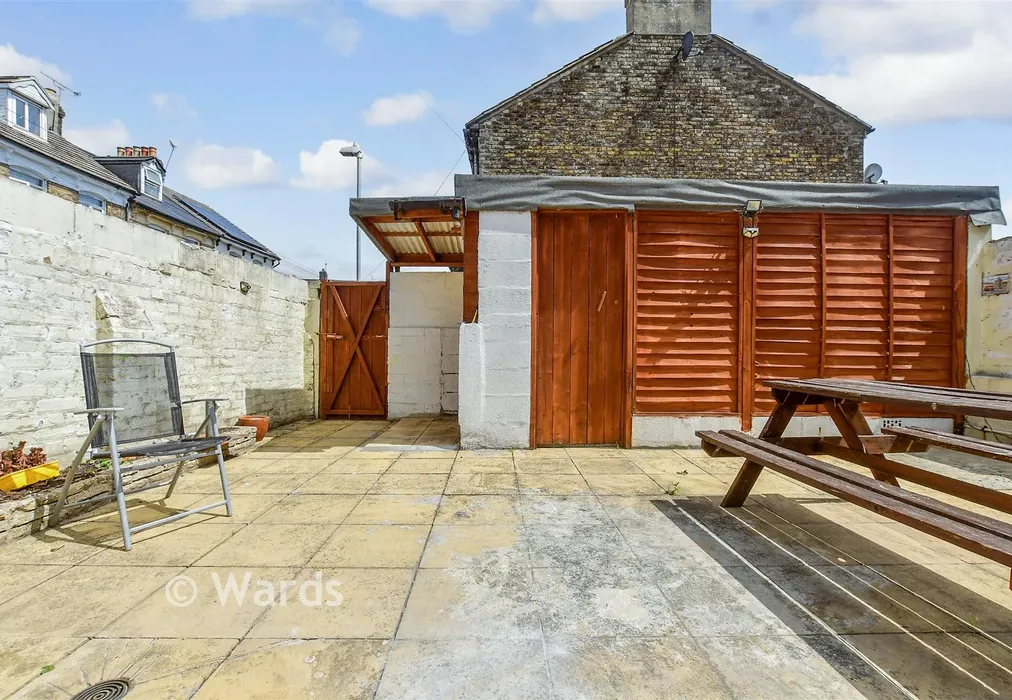 Rear Garden - Eric Road, Dover, Kent - Wards of Kent