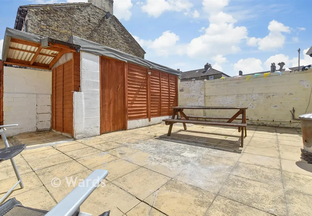 Rear Garden - Eric Road, Dover, Kent - Wards of Kent
