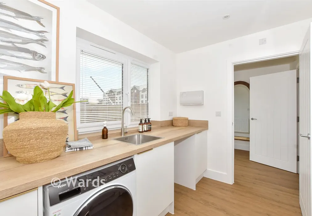 Utility Room - The Sandling, Sutherland Park, Boundary Road, Hythe, Kent - Wards of Kent
