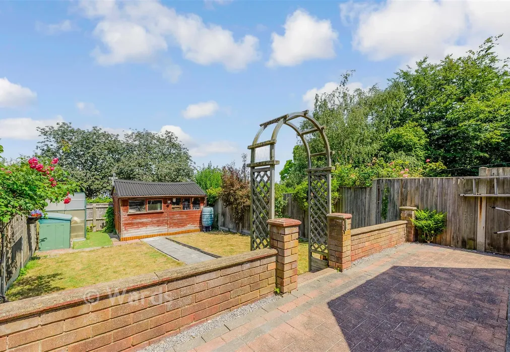 Rear Garden - Romany Road, Twydall, Gillingham, Kent - Wards of Kent
