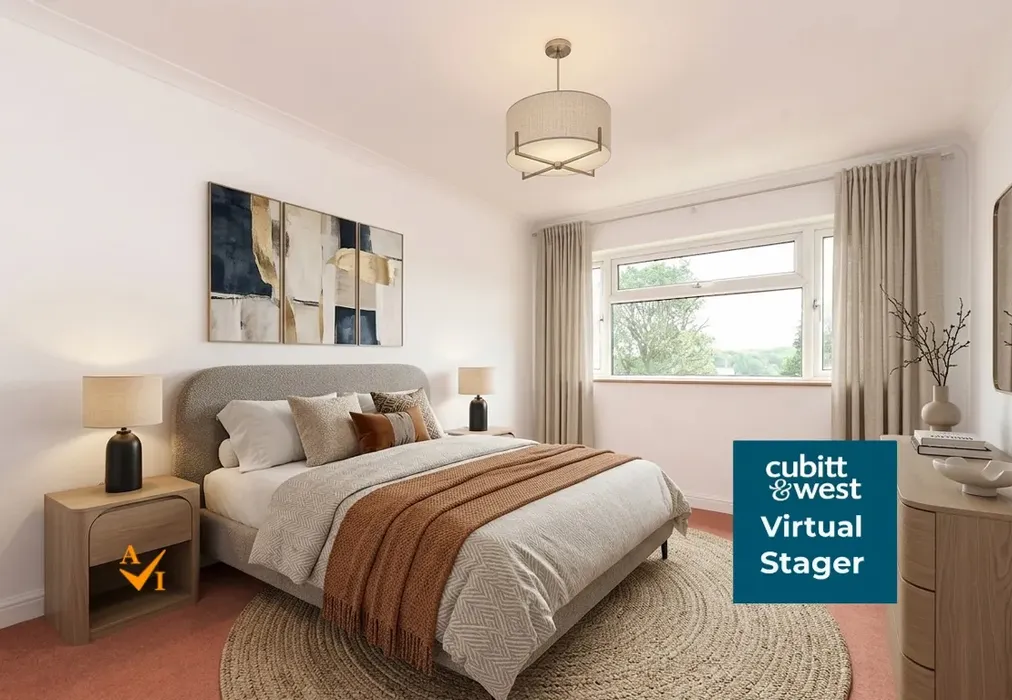 Bedroom 2 (Contemporary style) - Rough Rew, Dorking, Surrey - Wards of Kent