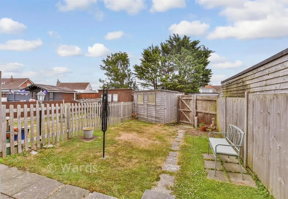 Rear Garden - Seasalter Close, Warden, Kent - Wards of Kent