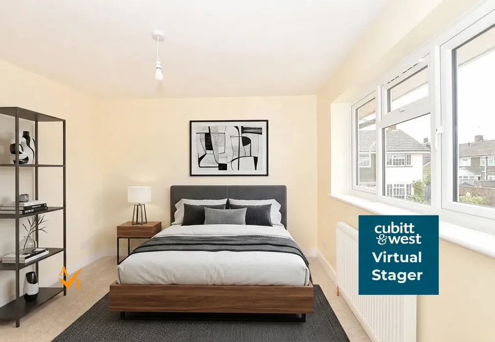 Bedroom 2 (Modern style) - Cuckmere Crescent, Crawley, West Sussex - Wards of Kent