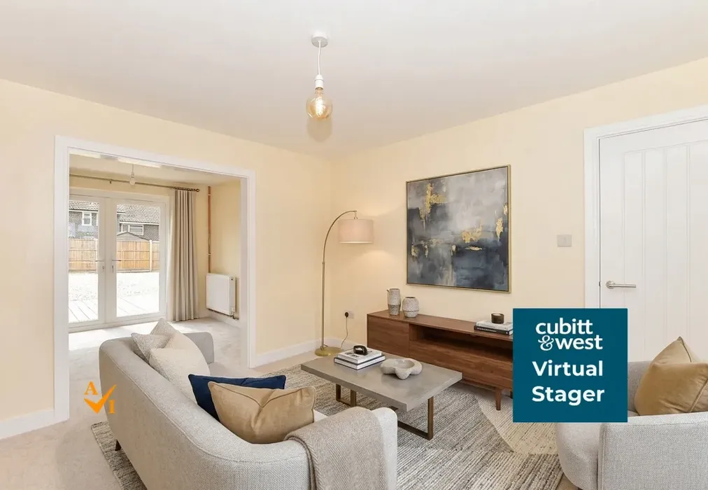 Lounge (Contemporary style) - Cuckmere Crescent, Crawley, West Sussex - Wards of Kent