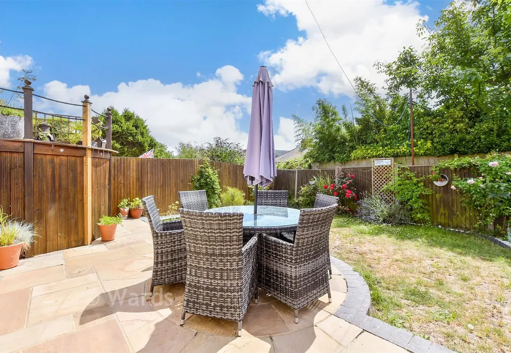 Rear Garden - Queens Avenue, Dover, Kent - Wards of Kent