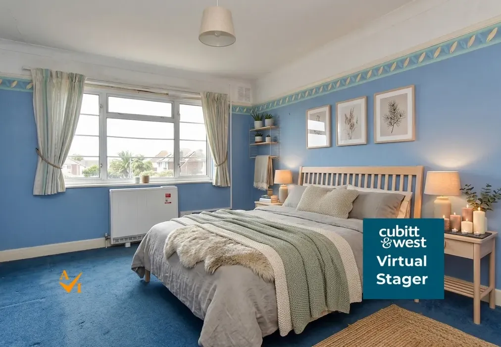 Bedroom 1 (Nordic style) - Anscombe Road, Worthing, West Sussex - Wards of Kent