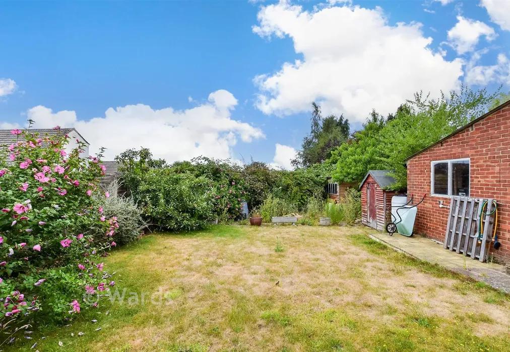 Rear Garden - Maxwell Drive, Maidstone, Kent - Wards of Kent