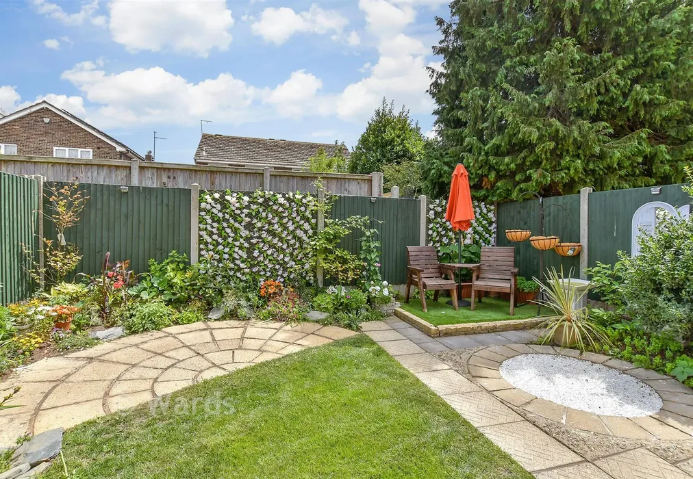 Rear Garden - The Maples, Broadstairs, Kent - Wards of Kent