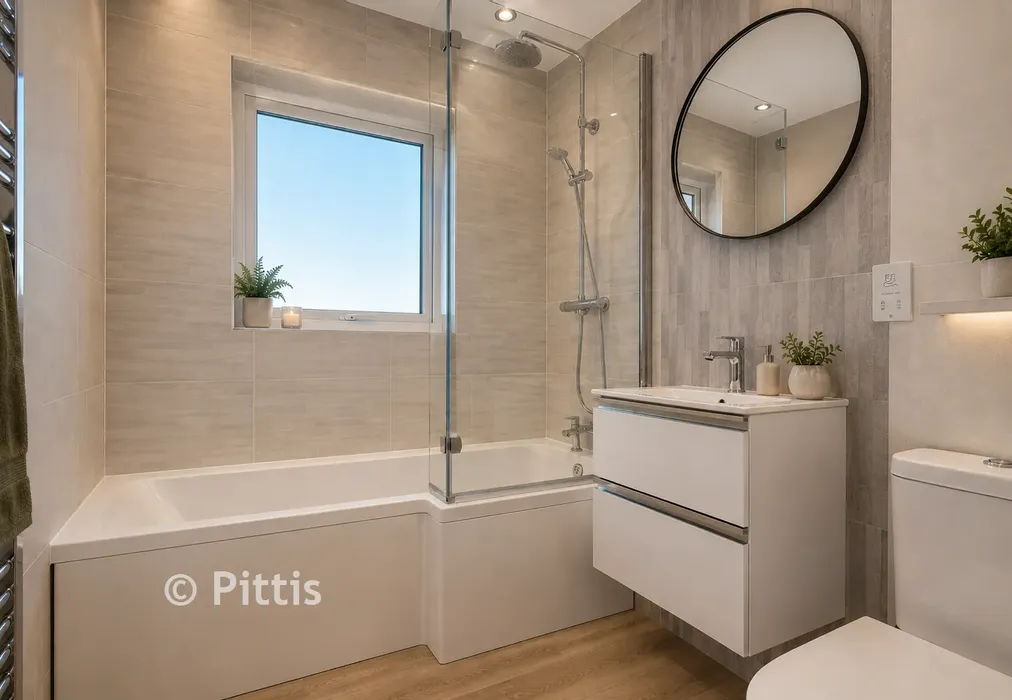 Bathroom Staged - Breakwaters, Breakwater Way, Sandown, Isle of Wight - Wards of Kent