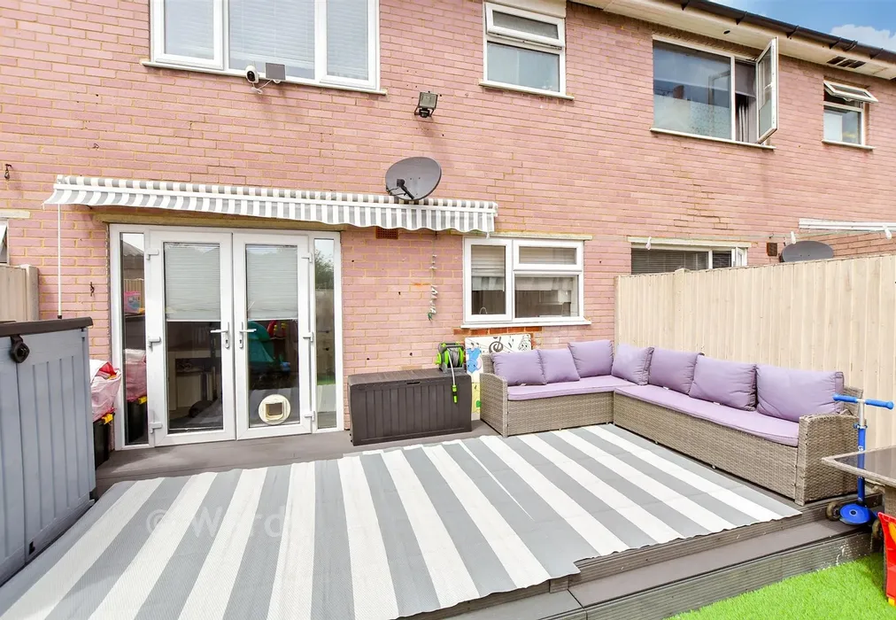 Rear Garden - Richmond Avenue, Cliftonville, Margate, Kent - Wards of Kent