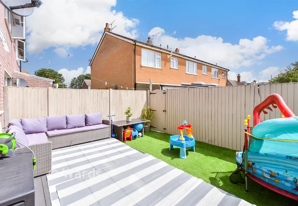 Rear Garden - Richmond Avenue, Cliftonville, Margate, Kent - Wards of Kent