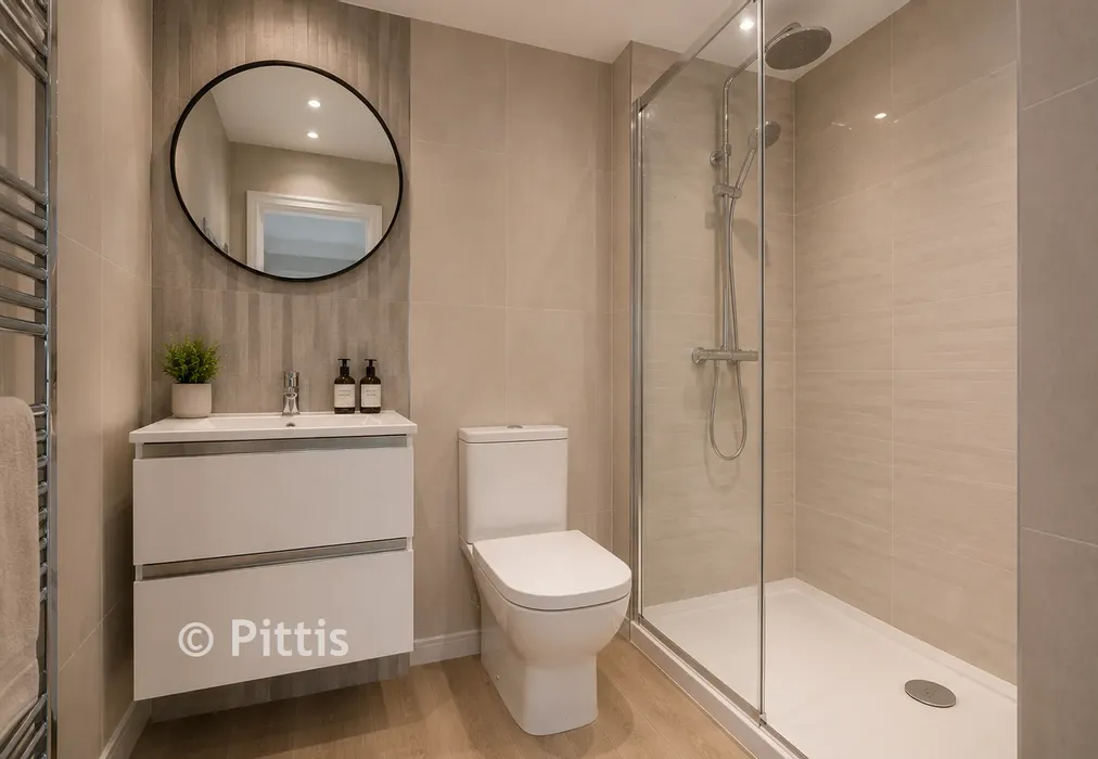 Staged En-Suite - Breakwaters, Breakwater Way, Sandown, Isle of Wight - Wards of Kent