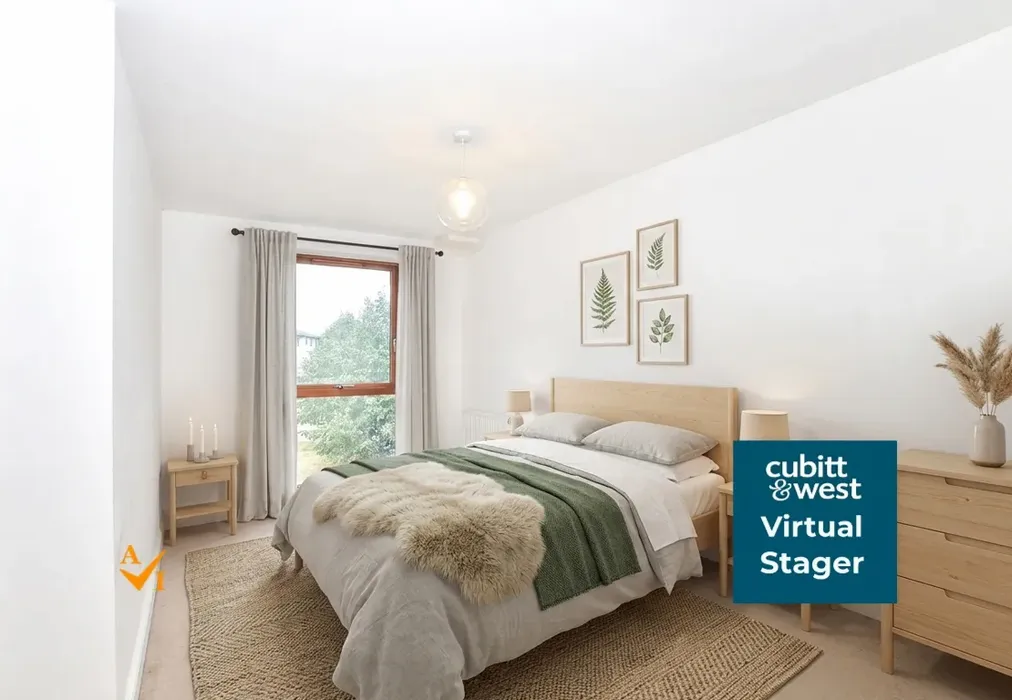 Bedroom 2 (Nordic style) - Commonwealth Drive, Crawley, West Sussex - Wards of Kent