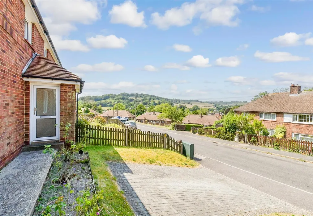 Front Garden. - Target Firs, Temple Ewell, Dover, Kent - Wards of Kent
