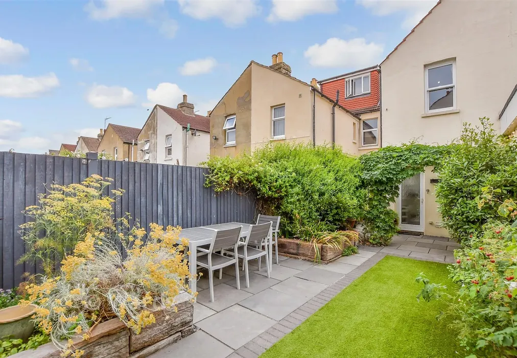 Rear Garden - St. George's Road, Gillingham, Kent - Wards of Kent